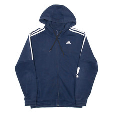 ADIDAS Felpa Blu Da Uomo Con Zip Completa S