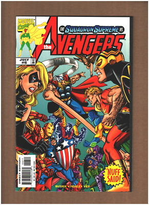 Avengers #6 Marvel Comics 1998 Busiek & Perez SQUADRON SUPREME NM 9.4