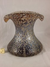 Jugendstil Glasvase Joh. Loetz Witwe Papillon Candia um 1900 alt antik 15cm