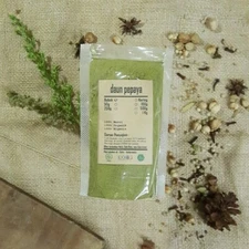 Papaya Leaf Fine Powder Ceylon Carica Organic Herb Spices Pure Fresh Premium