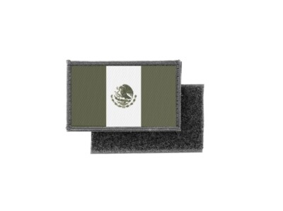 Patch ecusson imprime camo camouflage badge drapeau mexique mexicain