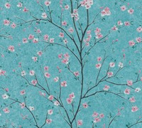 Vliestapete KirschblüTen Floral Blau Rosa Livingwalls 37912-3 (2,76€/1Qm)