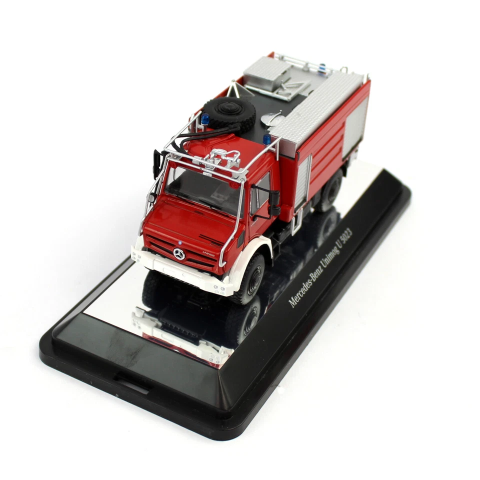 Mercedes-Benz Modellino 1:50 NFZ Unimog U5023 Pompiere B66004137 - Immagine 3 di 4