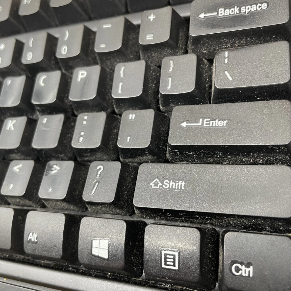 Adesso PCK-208B Media Contoured Ergonomic USB Keyboard Black Gamer Gaming PC - Image 4 of 4