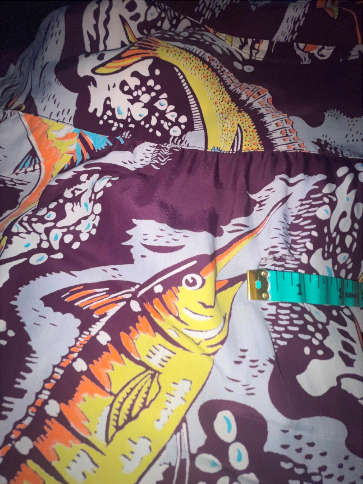 VTG 40S 50S MENS M SILK HAWAIIAN MARLIN SWORDFISH… - image 11