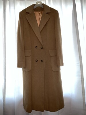 100% Camel Hair Womens Size 6 Vintage 