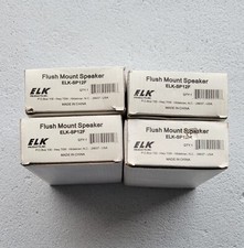 Elk Flush Mount Speaker, ELK-SP12F 12 Watt 32 Ohm, New Open Box Lot Of 4