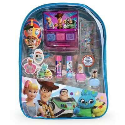 Disney Toy Story 4 Movie PVC Cosmetics Backpack Kit. Gift Item.
