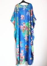 New Johnny Was Water Tropic Tie Dye Kaftan, Size 1X