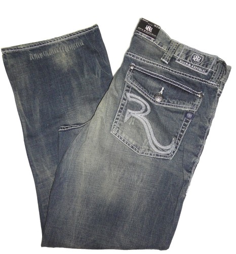 Rock & Republic Kassandra Blue Jeans Women's Size 16 Denim Pockets