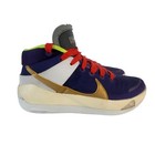 Nike Zoom Hustle Tony Parker Mens Shoes Size 6 Rare! Purple White Yellow