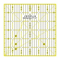 "Semplix Patchwork-Quiltlineal (6\" X 6\" Inch / 3 Mm Gelb) Schneidlineal Messen"