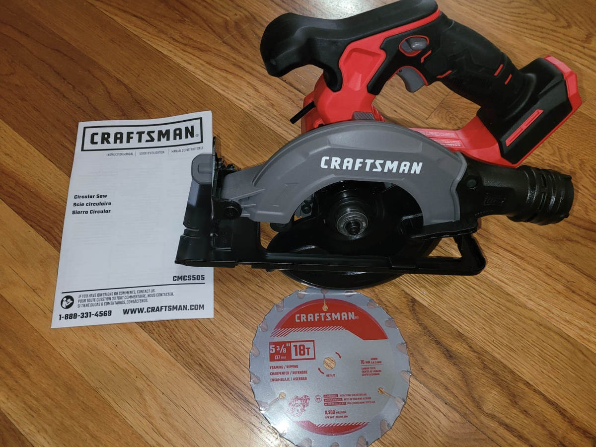 New Craftsman 20V Max 5-3/8