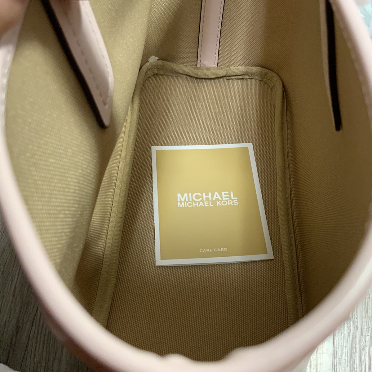 Michael Kors Jodie Small Powder Blush Jacquard Recycled Polyester 
