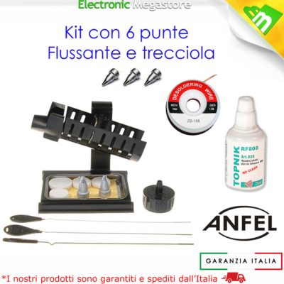 Dissaldatore Manuale Per Stagno | Pompa Aspirazione Per Componenti Elettronici, Con Ugello Sostituibile - Foto 7