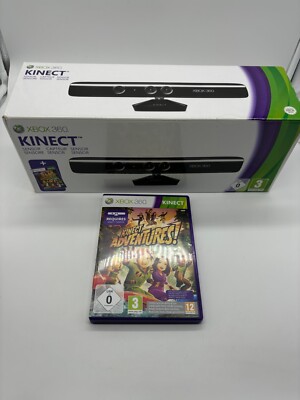 Xbox 360 Kinect Sensor - Kamera -in schwarz - mit Kinect Adventures - in OVP