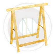 Cavalletto multiuso in legno di pino super cm 73,5x77h