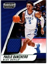 2022-23 Panini Chronicles Draft Threads Green Paolo Banchero RC Rookie Jersey