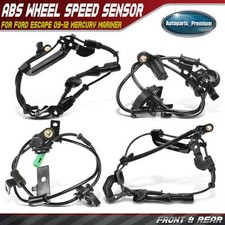 4x Front Rear Abs Wheel Speed Sensor For Ford Escape 2009-2012 Mercury Mariner 4x Front Rear Abs Wheel Speed Sensor For Ford Escape 2009-2012 Mercury Mariner