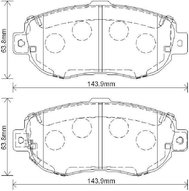 Frt Disc Brake Pads ASIMCO Global APD6192741W eBay