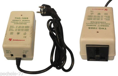 GOLDSOURCE TRASFORMATORE CONVERTITORE 220V A 110V E 110 A 220V 100W per apparecchi da USA