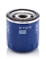 Mann-Filter W 712/16 ÖLfilter FüR Alfa Romeo, Fiat, Lancia