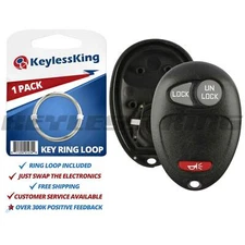New Replacement Remote Keyless Entry Key Fob Clicker Shell Case Housing Pad Fix