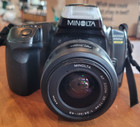Minolta Maxxum 350si Date 35mm film camera, Two Lenses