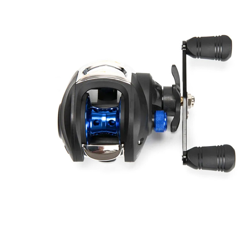 New Bait Caster Fishing Reel Fishing Tackle Casting Reel Blue eBay