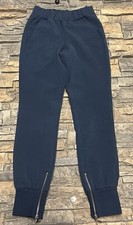 Aritzia Babaton Finch Trouser Jogger Pant Exposed Zipper Full Length Blue XXS