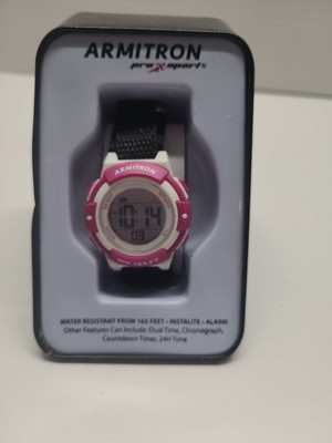 NEW Armitron Pro Sport 45/7131 Acrylic Case Quartz Digital Watch