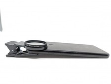 Filtro UV 37mm Filettato con Clip Nero per Smartphone