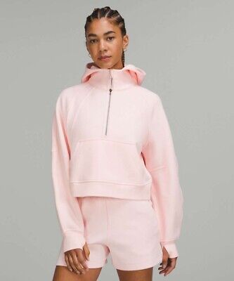 NWT Lululemon Scuba Oversized Half-Zip Hoodie Strawberry Milkshake XS/S 