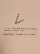 LIONEL MTH MOTOR BRUSH SPRING FOR Bild A Loco MOTOR & others New (2 total)