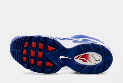 Nike Air Griffey Max 1 EE. UU. Blanco Azul Rojo GS DX3724-100 Juvenil Nuevo - Imagen 6 de 6