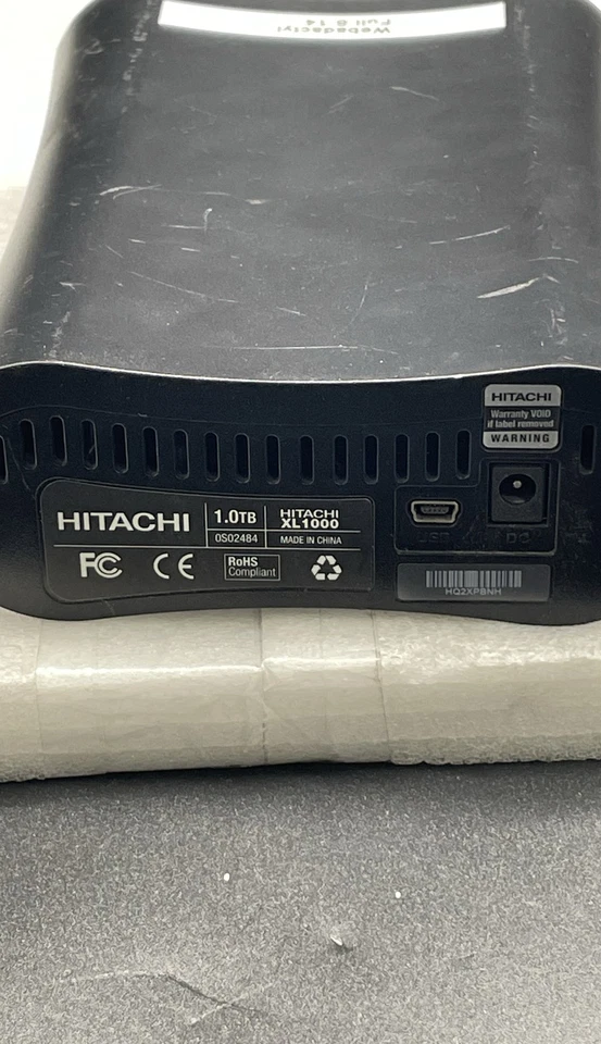 Hitachi XL1000 1TB Desktop External Hard Drive USB Portable Storage Device - Image 3 of 4