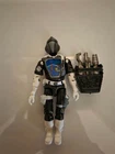 Gi Joe Black Major Cobra Bat Black And White Figure 3.75 Factory Custom