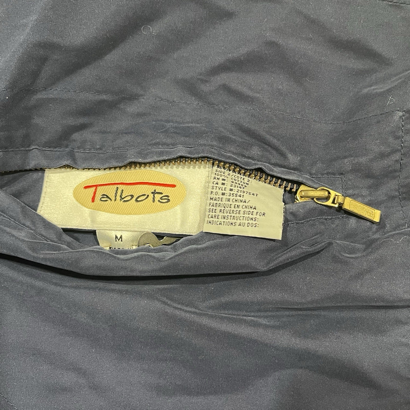 Talbots Reversible Jacket Blue/ Plaid - image 3