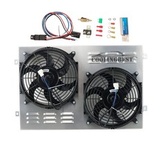 Aluminum Radiator Shroud Electric Fan for 1967-1970 1968 1969 Ford