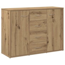 Sideboard Storage Cupboard Cabinet Buffet Highboard Engineered Wood vidaXL