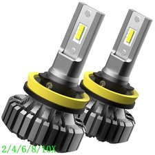 AUXITO H11 LED Headlight Fog Bulbs Low Beam Conversion 6500K White Lamp B3 2/4X