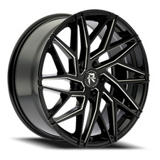 22x9 Revenge Rl102 Black Milled 5x120 35 Set Of 4 22x9 Revenge Rl102 Black Milled 5x120 35 Set Of 4
