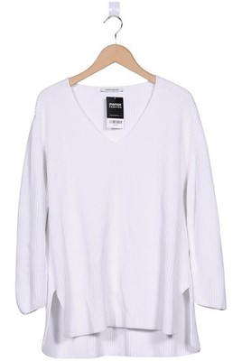 RENE LEZARD Pullover Damen Strickpullover Strick Oberteil Gr. XXL Weiß #gkxvj01