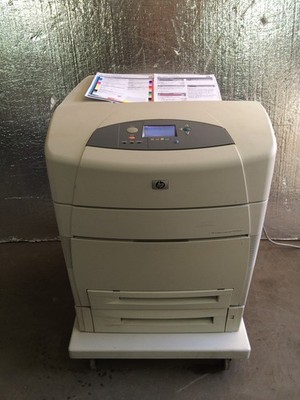 HP Color LaserJet 5550dn Q3715A Duplex Network Printer JetDirect Tested No Toner
