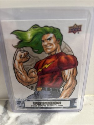 Upper Deck Marvel Beginnings 2023 Sketch Of Doc Samson Artist Peejay Catacutan