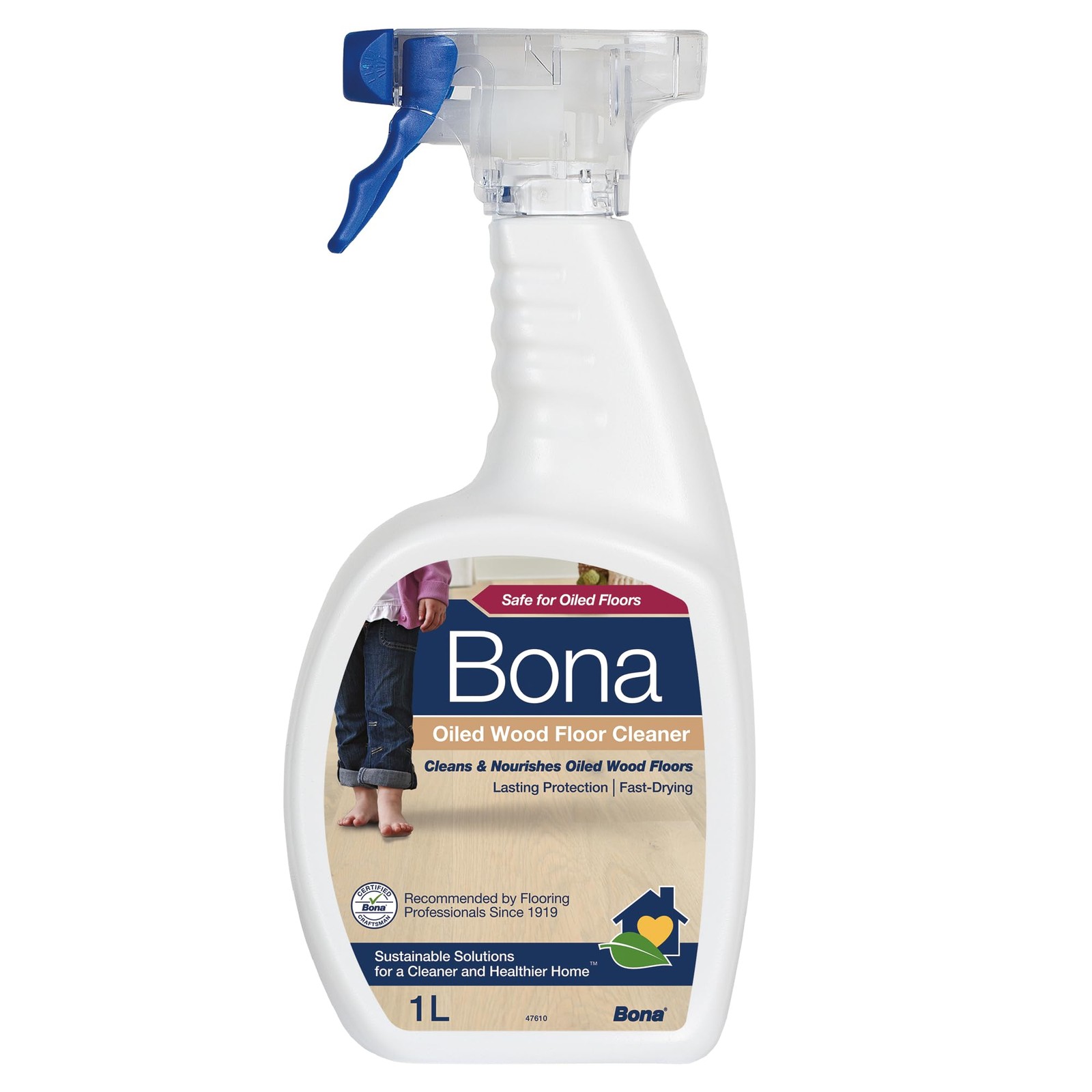 Bona Oiled Wood Floor Cleaner Liquid, Wooden Cleaner, 1 l (Pack of 1) - Image 3