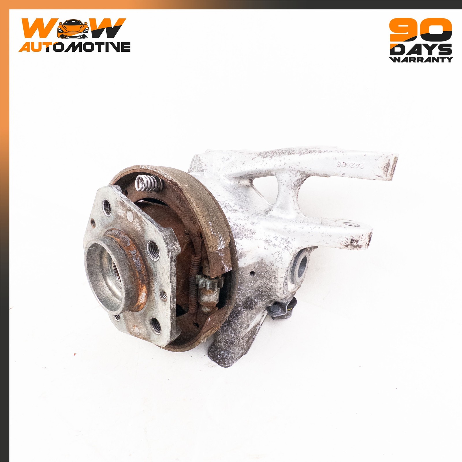 08-19 MASERATI GRANTURISMO S REAR LEFT DRIVER SIDE SPINDLE KNUCKLE HUB OEM