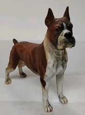Vintage Boxer Dog Figurine Popo 6” H, #7733 Pristine Condition #16