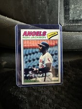 Ron Jackson Autographed 1977 Topps Baseball CA Angels Rookie Card #1415B. rookie card picture