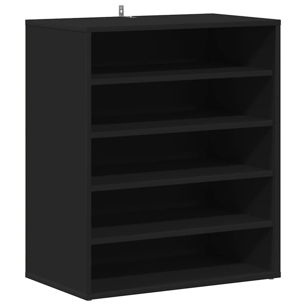 Schuhschrank Schwarz 60X35X70 Cm Holzwerkstoff-image
